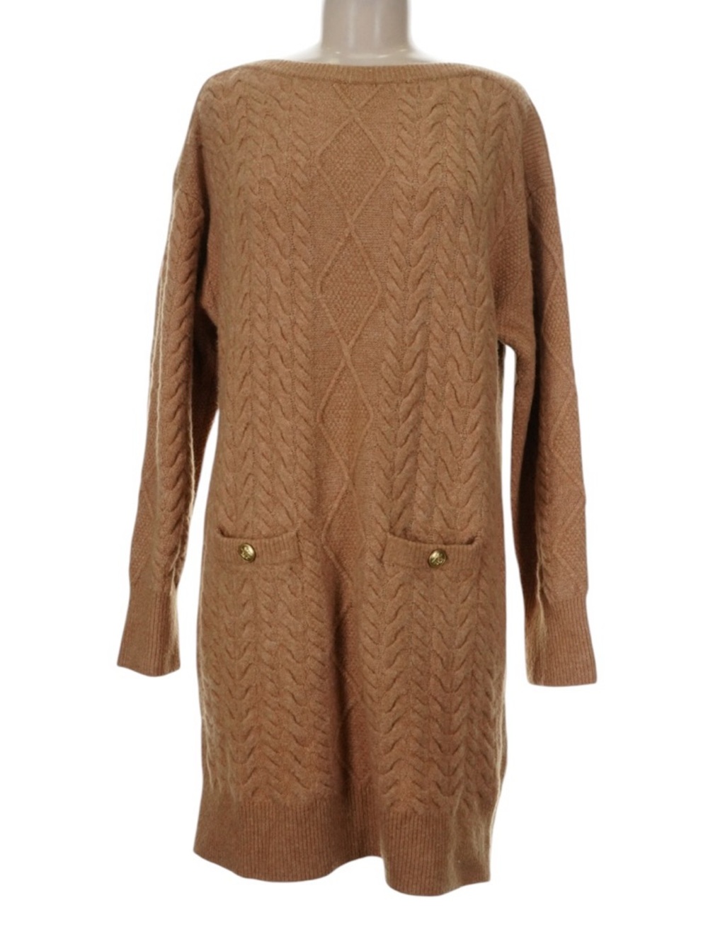 J. Crew Relaxed Cable Knit Sweater Dress Size Medium